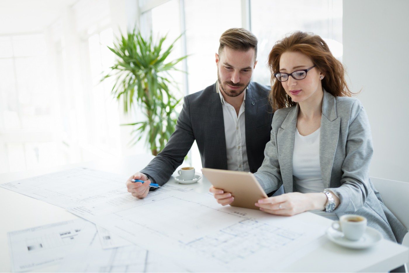 portrait-of-young-architect-woman-on-meeting-KFZCE3A